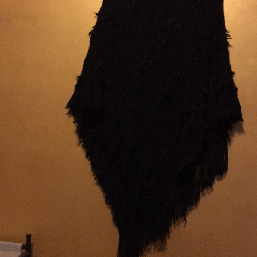 Fringed poncho